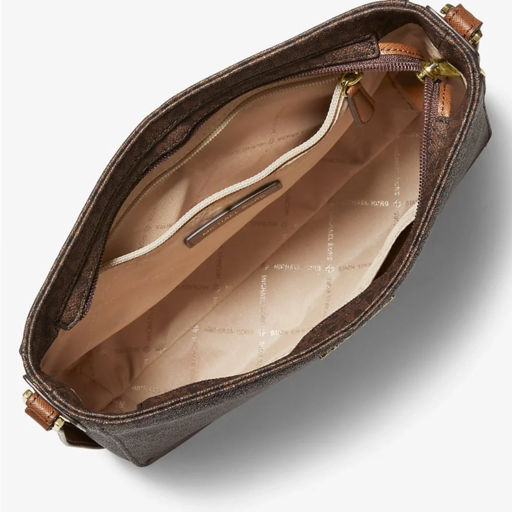 NWT Michael Kors Jet Set Travel Large Logo Messenger Bag - Picture 3 of 7